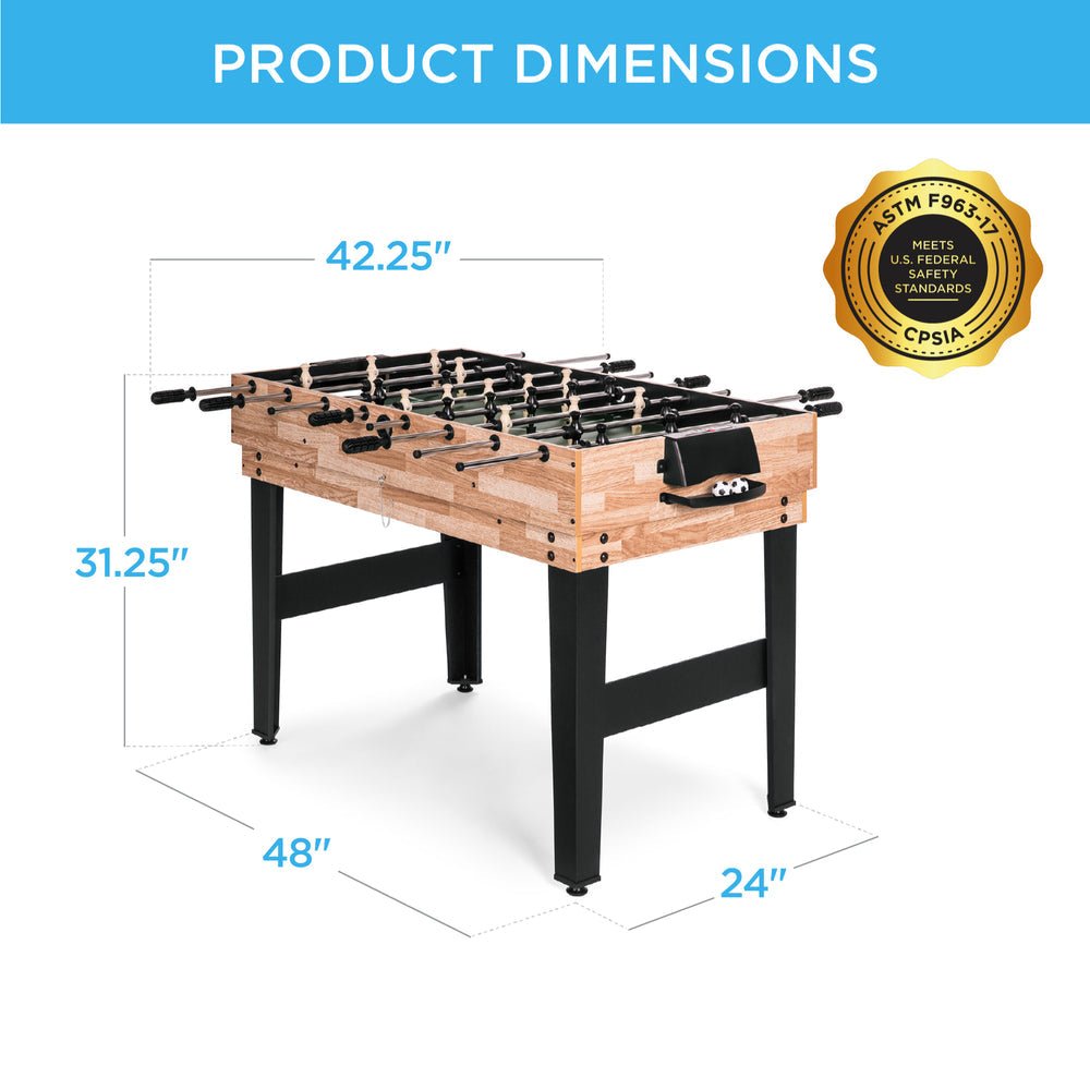 10 - in - 1 Combo Game Table Set w/ Pool, Foosball, Ping Pong, Chess - 2x4ft - Saiyora&Zubaid