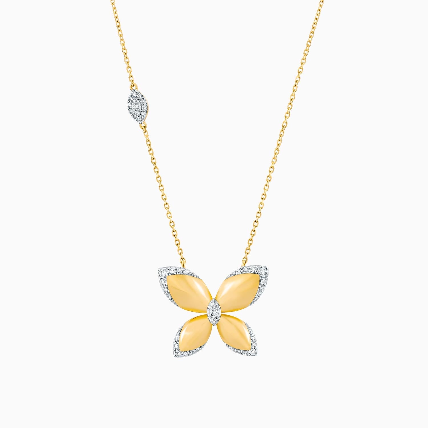 BUTTERFLY COLLECTION DIAMOND NECKLACE - Saiyora&Zubaid