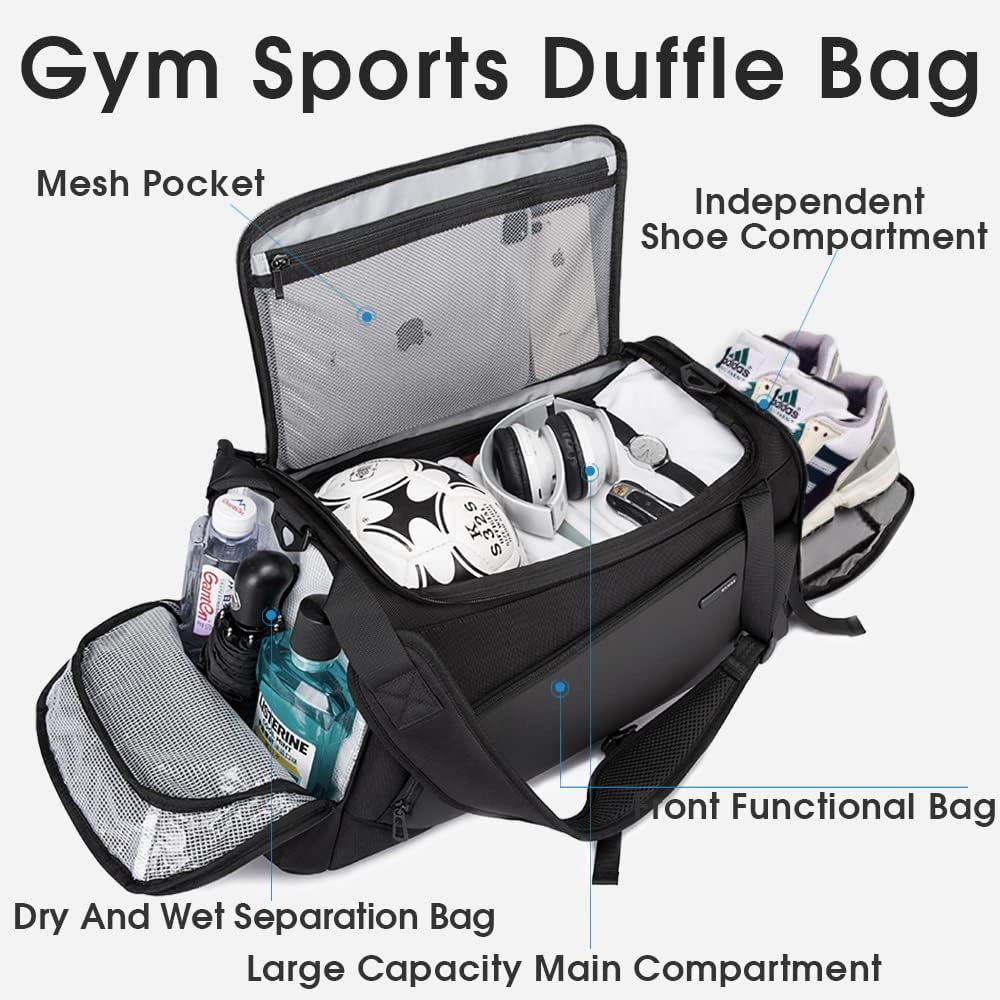 Gym Sports Duffel Backpack for Man & Women - Saiyora&Zubaid