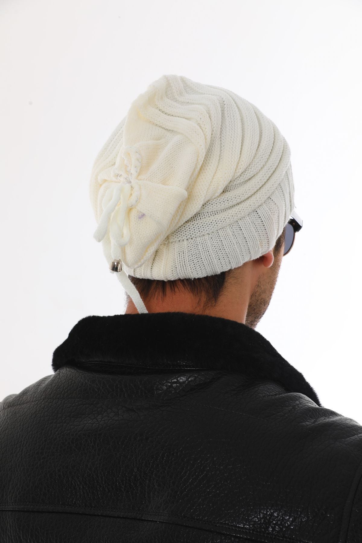 Men's Anthracite Stringed Beret - Saiyora&Zubaid