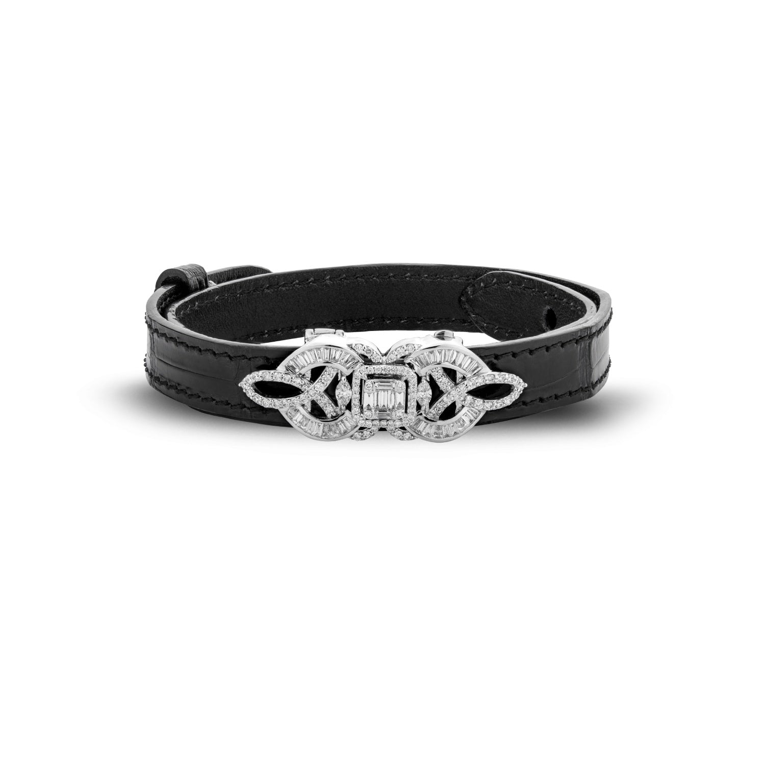 Primus diamond croc bracelet - Saiyora&Zubaid