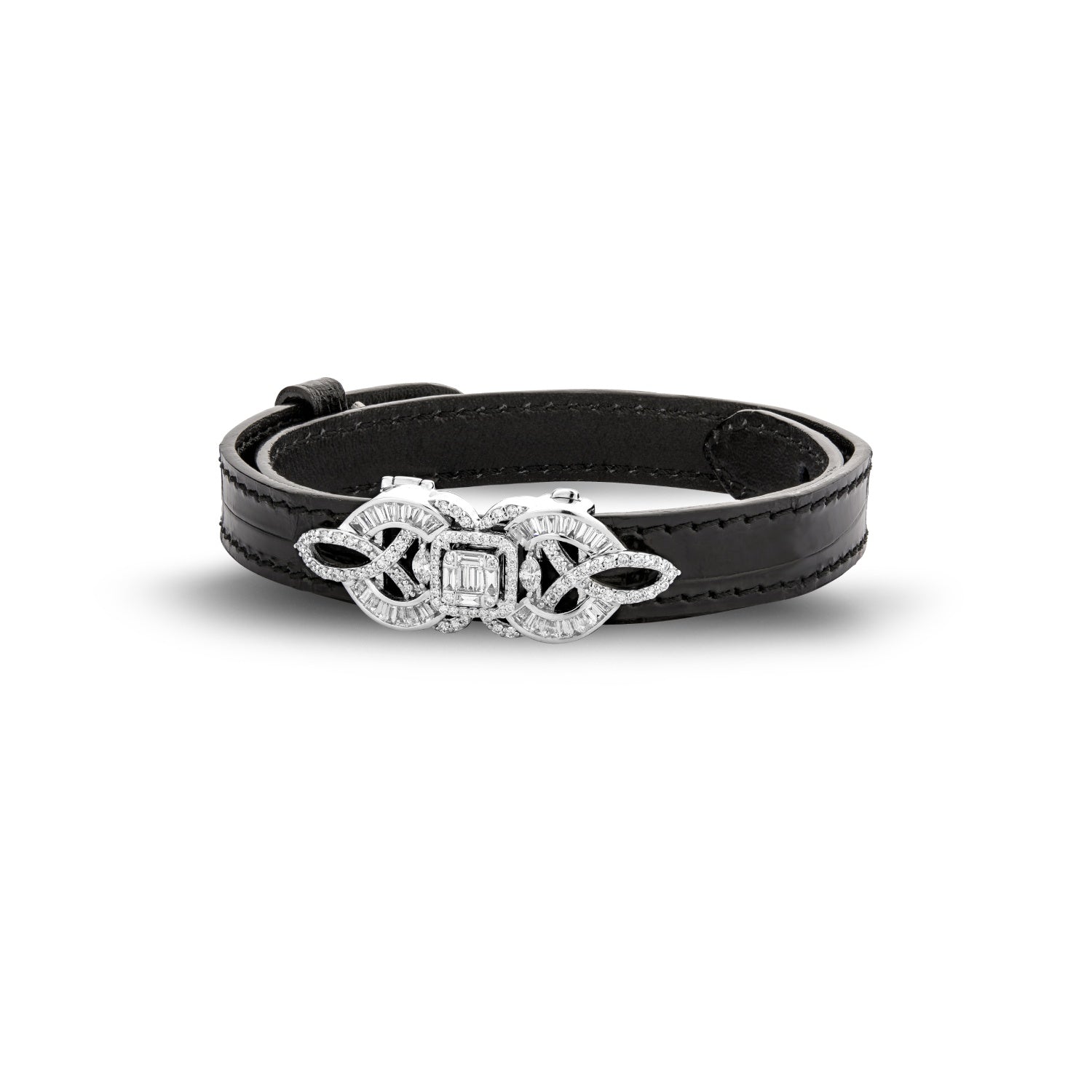 Primus diamond croc bracelet - Saiyora&Zubaid