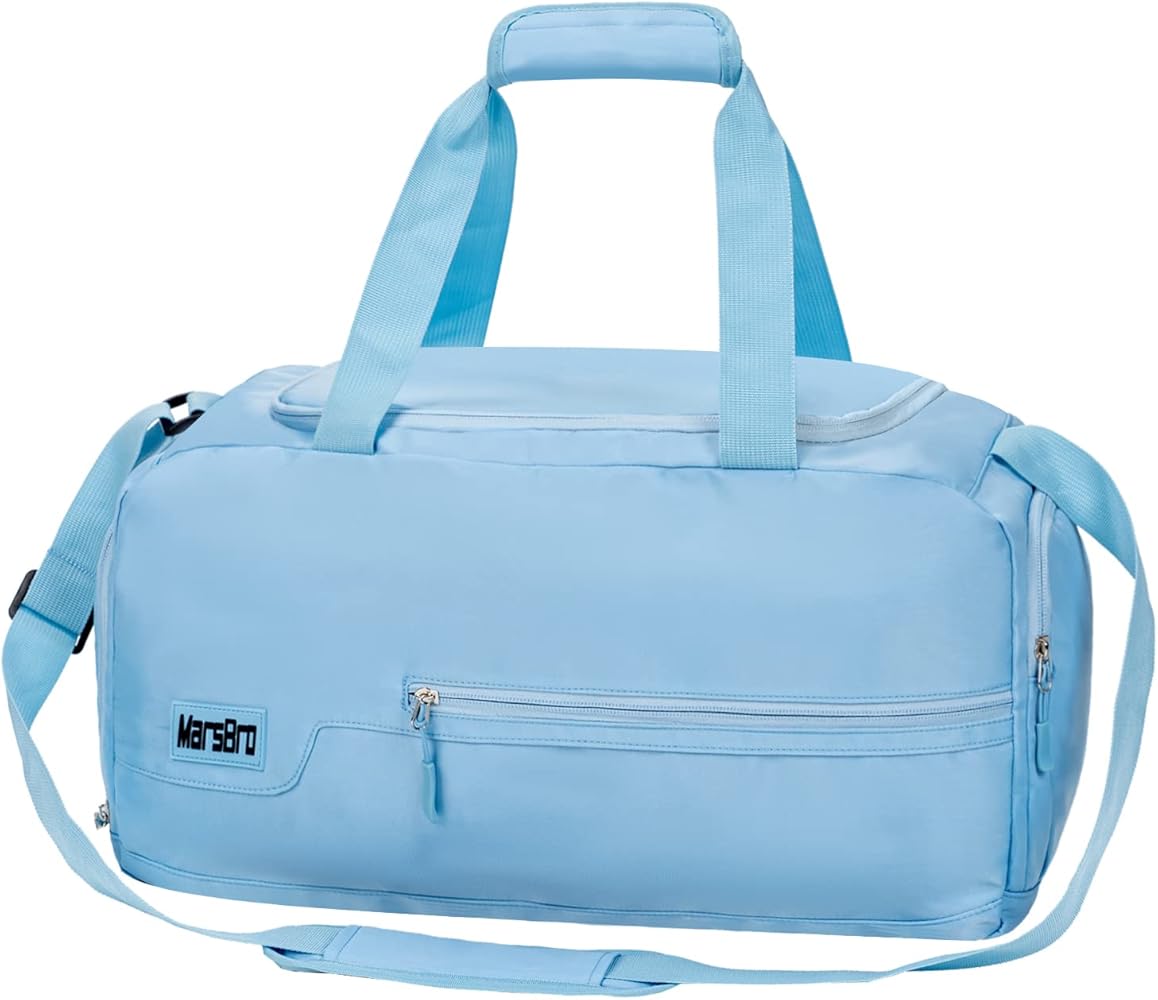 Water Resistant Sports Gym Travel Weekender Duffel Bag with Shoe Compartment - Saiyora&Zubaid